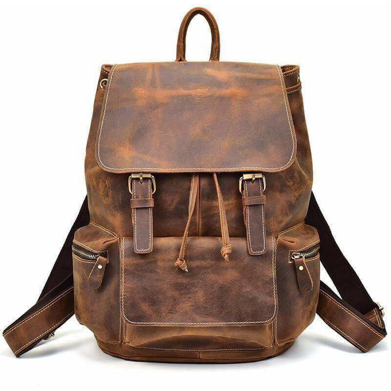 The Beetle  Unisex Leather Backpack – The Real Leather Company