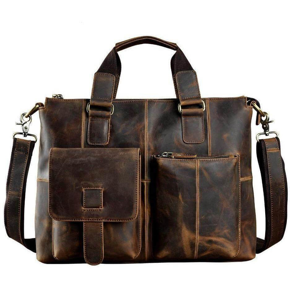 Vintage Leather Laptop Bag | Leather Bags Gallery